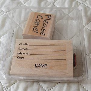 StampinUp Stamp Set Bold Invitation 1999